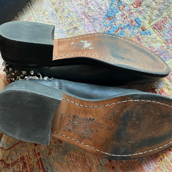 Sam Edelman Dover Chelsea Boots Studded Black 6.5 - Picture 4 of 7